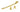 From The Anvil's Polished Brass Reeded Stay (Steel Window); #finish_polished-brass