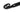From The Anvil's Black Monkeytail Stay (Steel Window); #finish_black