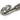 From The Anvil's Pewter Patina Monkeytail Stay (Steel Window); #finish_pewter-patina