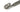 From The Anvil's Pewter Patina Monkeytail Stay (Steel Window); #finish_pewter-patina