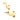 From The Anvil's Polished Brass Monkeytail Stay (Steel Window); #finish_polished-brass