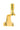 From The Anvil's Polished Brass Locking Stay Pin (Steel Window); #finish_polished-brass