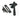 From The Anvil's Matt Black Locking Newbury Fastener; #finish_matt-black