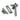 From The Anvil's Pewter Patina Locking Newbury Fastener; #finish_pewter-patina