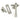 From The Anvil's Satin Marine SS (316) Locking Newbury Fastener; #finish_satin-marine-ss