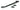 From The Anvil's Matt Black Reeded Stay; #finish_matt-black