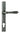 From The Anvil's Pewter Patina Reeded Slimline Lever Espag. Lock Set; #finish_pewter-patina