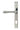 From The Anvil's Polished Marine SS (316) Reeded Slimline Lever Espag. Lock Set; #finish_polished-marine-ss
