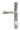 From The Anvil's Satin Marine SS (316) Reeded Slimline Lever Espag. Lock Set; #finish_satin-marine-ss
