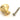 From The Anvil's Polished Brass Regency Cabinet Knob; #finish_polished-brass