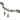 From The Anvil's Pewter Patina Slim Sash Pull; #finish_pewter-patina