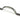 From The Anvil's Pewter Patina Slim Sash Pull; #finish_pewter-patina