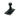 From The Anvil's Black Beehive Sash Hook Fastener; #finish_black