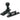 From The Anvil's Black Beehive Sash Hook Fastener; #finish_black