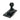 From The Anvil's Black Prestbury Sash Hook Fastener; #finish_black