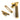 From The Anvil's Aged Brass Locking Brompton Fastener; #finish_aged-brass