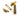 From The Anvil's Aged Brass Locking Brompton Fastener; #finish_aged-brass