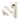 From The Anvil's Polished Nickel Locking Brompton Fastener; #finish_polished-nickel