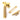 From The Anvil's Polished Brass Locking Brompton Fastener; #finish_polished-brass