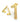 From The Anvil's Polished Brass Night-Vent Locking Brompton Fastener; #finish_polished-brass