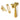 Polished Brass Locking Newbury Fastener; #finish_polished-brass