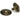 Burnished Brass Art Deco Centre Door Knob; #finish_burnished-brass