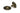 Burnished Brass Art Deco Centre Door Knob; #finish_burnished-brass