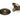 Burnished Brass Art Deco Centre Door Knob; #finish_burnished-brass