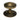 Burnished Brass Art Deco Centre Door Knob; #finish_burnished-brass