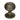 Burnished Brass Beehive Centre Door Knob; #finish_burnished-brass