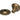 Burnished Brass Round Centre Door Knob; #finish_burnished-brass
