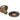 Burnished Brass Round Centre Door Knob; #finish_burnished-brass