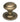 Burnished Brass Round Centre Door Knob; #finish_burnished-brass