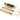 From The Anvil's Polished Brass ½" Rebate Kit for Sash Lock; #finish_polished-brass