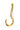 Polished Brass Anchor Coat Hook; #finish_polished-brass