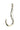 Polished Nickel Anchor Coat Hook; #finish_polished-nickel
