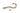 Polished Bronze Anchor Coat Hook; #finish_polished-bronze