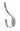 Polished Chrome Newbury Hat & Coat Hook; #finish_polished-chrome