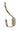 Polished Nickel Newbury Hat & Coat Hook; #finish_polished-nickel