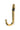 Aged Brass Traditional Coat Hook; #finish_aged-brass