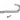 Satin Chrome Traditional Coat Hook; #finish_satin-chrome