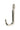 Polished Nickel Traditional Coat Hook; #finish_polished-nickel
