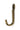 Burnished Brass Traditional Coat Hook; #finish_burnished-brass