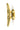 Polished Brass Marine Cleat Hook; #finish_polished-brass