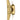 Satin Brass Marine Cleat Hook; #finish_satin-brass