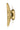 Satin Brass Marine Cleat Hook; #finish_satin-brass