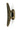 Burnished Brass Marine Cleat Hook; #finish_burnished-brass