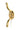 Polished Brass Newbury Cleat Hook; #finish_polished-brass