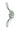 Satin Chrome Newbury Cleat Hook; #finish_satin-chrome