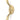 Satin Brass Newbury Cleat Hook; #finish_satin-brass